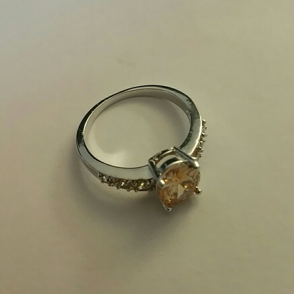 Champagne Morganite, silver .925 - Picture 5 of 6